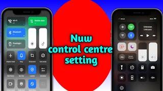 How to Change control center Settings HyperOS iXaomi Redmi 13c