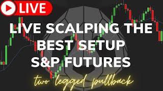 +$800 Watch a PANDA lose money everyday LIVE Trading ES emini s&p500 futures Two Legged Pullback 27