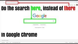 How to search in the search bar in Google Chrome and not the address bar [Updated Oct 2020]