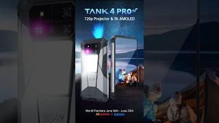 Tank 4 Pro: Nuevo proyector mejorado！#8849 #tank4pro #ruggedphone