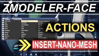 ZBrush - ZModeler Polygon(Actions) - "Insert-Nano-Mesh"