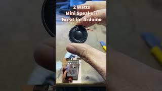 Mini 2 Watts Speakers made for Arduino #arduino #electronic #unpacking #speaker