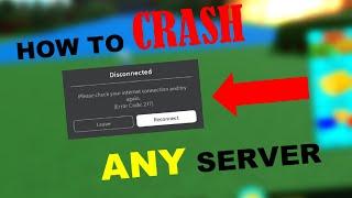 How to EASILY CRASH ANY SERVER in Build A Boat for Treasure! [Roblox Glitches]