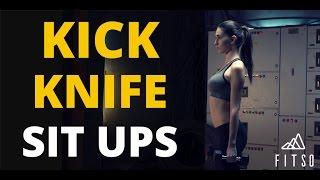 How to do Kick Knife Sit Ups?