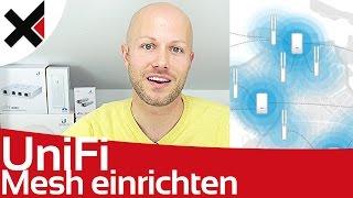 UniFi Mesh Netzwerk einrichten aufbauen Tutorial Deutsch | iDomiX