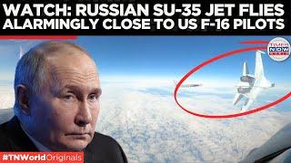 Russian Su-35's Aggressive Maneuver Alarms US F-16 Pilots in Alaska Air | Times Now World