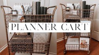 Planner Cart Organization | Planner +Storage Sticker  | Vlogtober