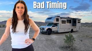First DRY CAMPING Trip in the 4x4 Class C RV (Arches National Park)