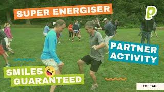 Fast-Paced & Fun Partner ENERGISER Game - Toe Tag | playmeo