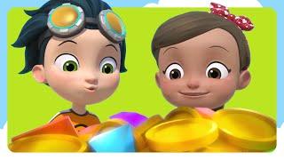 Rusty’s Treasure Hunt & Bits on the Fritz | Spin Kids Cartoon Treehouse | Rusty Rivets