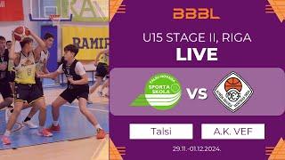 Talsi 2010 vs A.Kraukla VEF 2010 | BBBL Boys U15