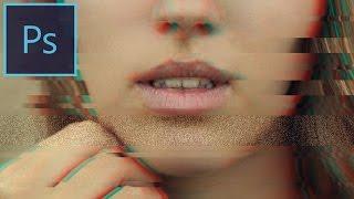 Photoshop CC Tutorial: How to create a Distorted Glitch Art Photo Effect