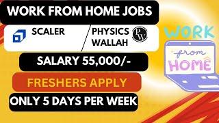 Permanent Work From Home Job | Online Jobs | Remote Jobs | Jobs For Freshers | Latest Jobs 2024