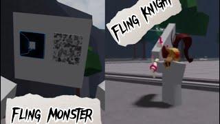 Fling Monster & Fling Knight Skillset Showcase | Roblox Saitama Battlegrounds