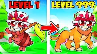 I Evolved to MAX LEVEL ANIMAL in ROBLOX!