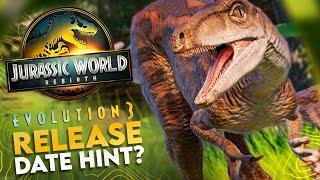 First OFFICIAL Hint For Jurassic World Evolution 3's Release Date?