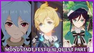 Mondstadt Festival - Of Ballads and Brews Quest Part 1 - Genshin Impact 3.1