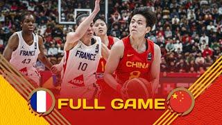 France v China | Full Basketball Game | FIBA Women's Olympic Qualifying Tournament China 2024