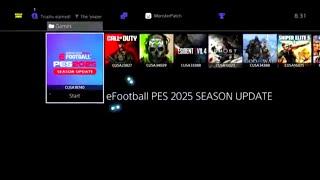 EFOOTBALL PES 2025 MONSTER PATCH DATAPACK 8.06 PS4 HEN