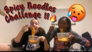 SPICY NOODLES CHALLENGE (Gone Wrong‍️)|| Leylah Mon’e