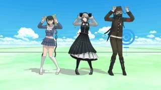 tenko, kirumi, and korekiyo caramell dansen mmd