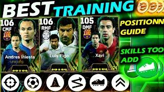 Iniesta/ Figo/Xavi Double Booster BEST training guide efootball ||efootball 2025