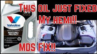 THIS OIL JUST FIXED MY 5.7 HEMI VALVOLINE RESTORE AND PROTECT MDS FIX