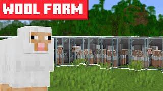 Minecraft Sheep Wool Farm 1.21.4 - EASY DESIGN