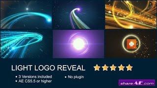 LIGHT LOGO REVEAL free template