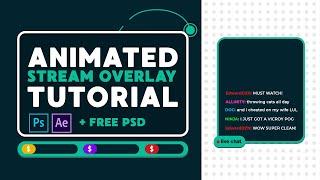 Clean ANIMATED Intermission Stream Overlay (+FREE PSD!!) - Tutorial by EdwardDZN