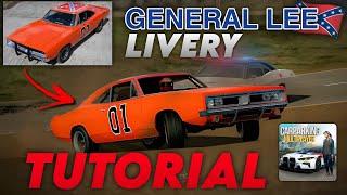 TUTORIAL | "GENERAL LEE" LIVERY | CAR PARKING MULTIPLAYER | TACO PADRE