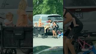Triplet Dad solves problem with the Park!  #triplets #dad #diy #mom