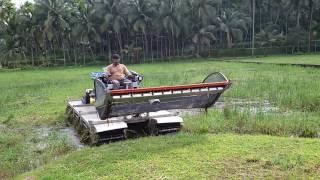 matprop TRUXOR Amphibion weed harvester worked in Kozhikod