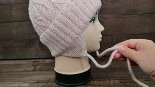 How to insulate a hat with ears 