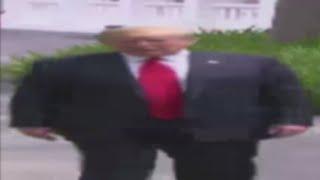 Wide Trump Walking