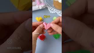 Learn to make this infinity loop . DIY paper craft.  . #papercrafts #diycrafts