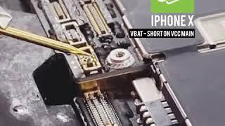 iPhone X - DEAD FIX - NO BOOT - NO POWER - SHORT ON PP BATT VCC - FULL SHORT