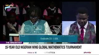 (WATCH) 15-Year Nigerian Mathematics Genius Win Global Mathematics Competition | THE BREAKFAST