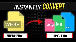 How to Convert WEBP to JPG in 2024 | Using Free Paint App!