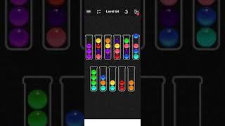 Ball sort color water puzzle level 64