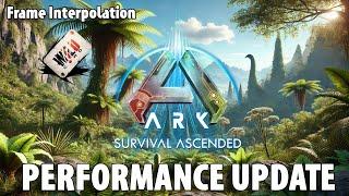 ARK Just Released The Performance Update! - (Frame Generation)