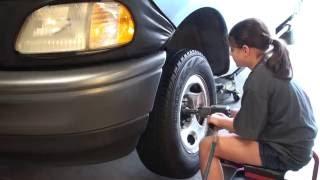 9 Year Old Girl Installs New Brakes  - -  Ozzstar - Mail Call