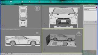 Autodesk 3ds max 2010 - modelowanie samochodu - Car Modeling part2