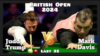 Judd Trump vs Mark Davis - British Open Snooker 2024 - Last 32 Live (Full Match)