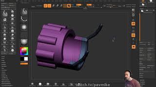 057 ZBrush Trim Clip and Dynamesh Group Blockout Techniques