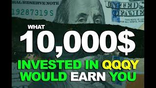  HOW Much INCOME Would Investing $10,000 QQQY Defiance Nasdaq 100 Enhanced Options ETF Make #money