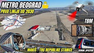 Metro Beograd od 2030. godine, TBM mašine Krtice, Stanice PROJEKTI I LOKACIJE #beograd