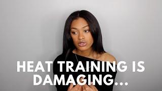 Heat Training is Heat Damage... | Heat Training Hair