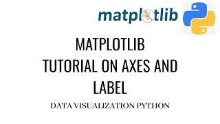 Matplotlib Tutorial on label and axes | Plotting with multiple axes in Matplotlib