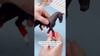 Become a tack maker with our DIY kits for schleich & Breyer!  #modelhorse #schleich #breyerhorses